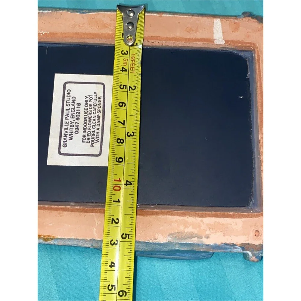 Granville Paul Studio Whitby Terracotta Small Framed Mirror Wall Hanging